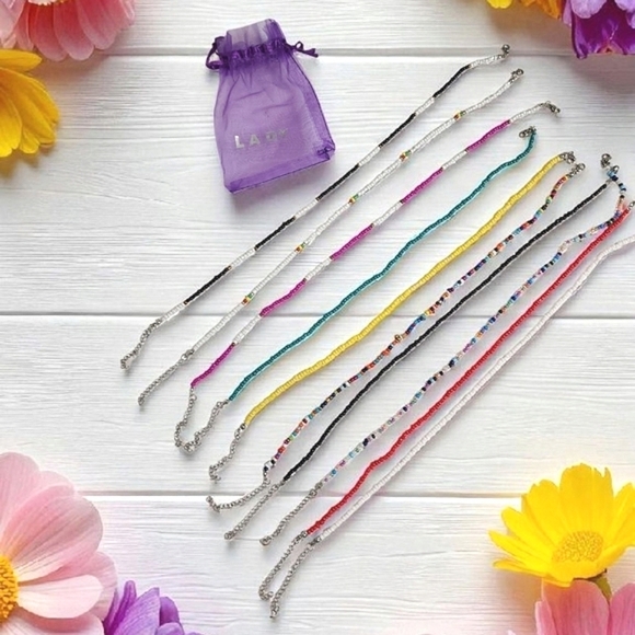 Jewelry - 🔥Colorful Beaded Necklaces Set 10 Pcs